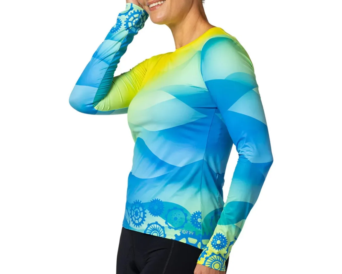 Terry Women's Soleil Long Sleeve Top (Gear Wave) (S)