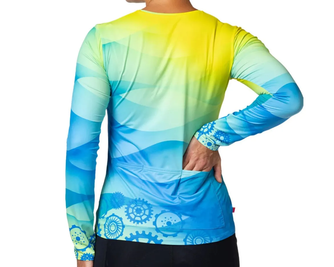 Terry Women's Soleil Long Sleeve Top (Gear Wave) (S)