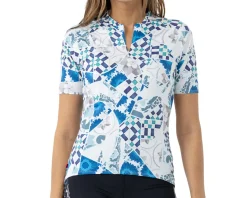 Terry Women's Soleil Short Sleeve Jersey (Greek Mosaic) (L)