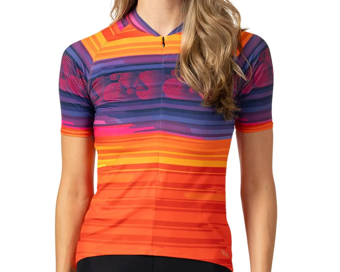 Terry Women's Soleil Short Sleeve Jersey (Horizoom) (L)