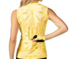 Terry Women's Soleil Sleeveless Jersey (Aqueous Sun) (XL)