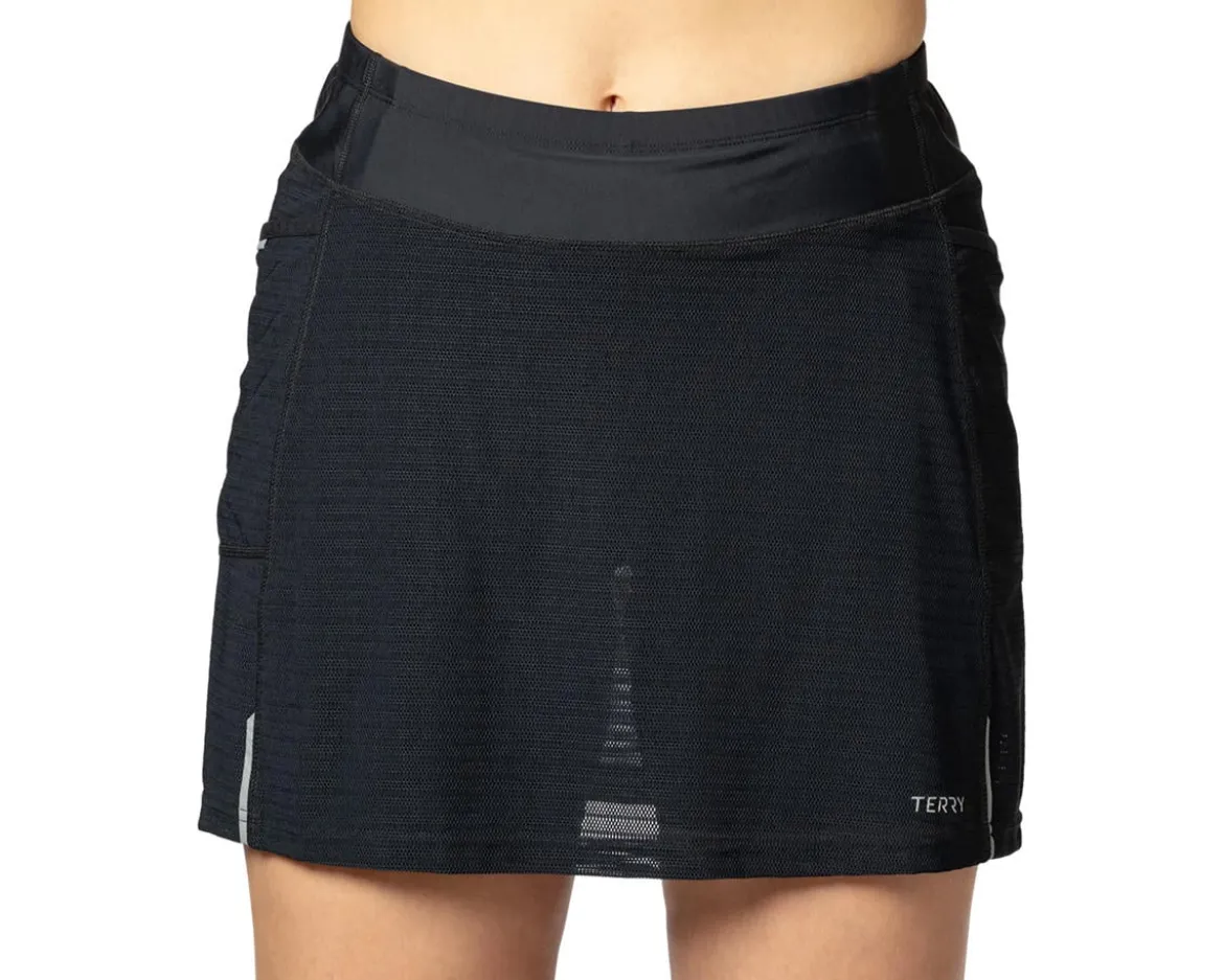 Terry Women's Trixie Mesh Bike Skort (Black Mesh) (S)