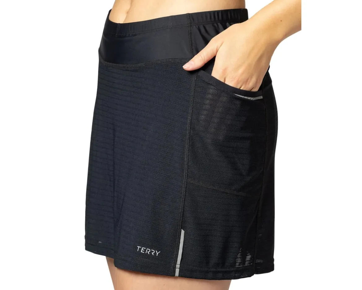 Terry Women's Trixie Mesh Bike Skort (Black Mesh) (S)