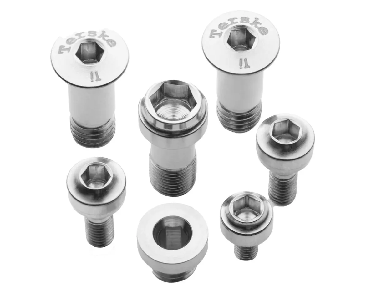 Terske Rear Derailleur Bolt Kit (Natural Ti) (SRAM Transmission GX)