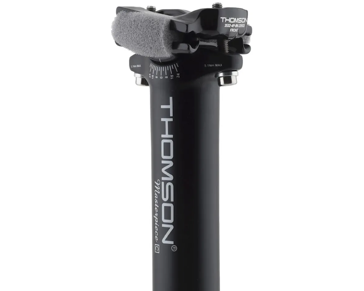 Thomson Carbon Masterpiece Seatpost (Black) (30.9mm) (350mm) (0mm Offset)