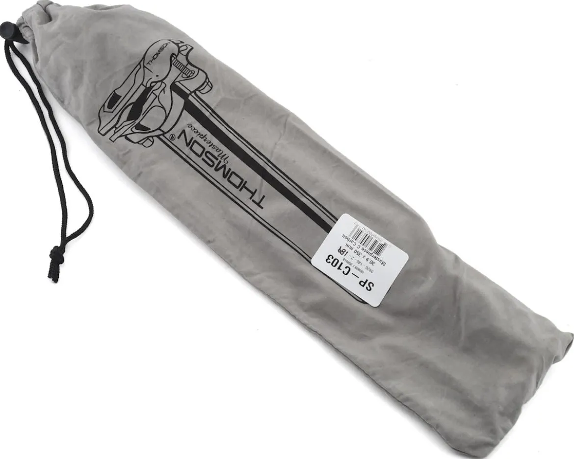 Thomson Carbon Masterpiece Seatpost (Black) (30.9mm) (350mm) (0mm Offset)