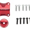 Thomson Stem Faceplate Dress Up Kit (Red) (For X4) (31.8mm)