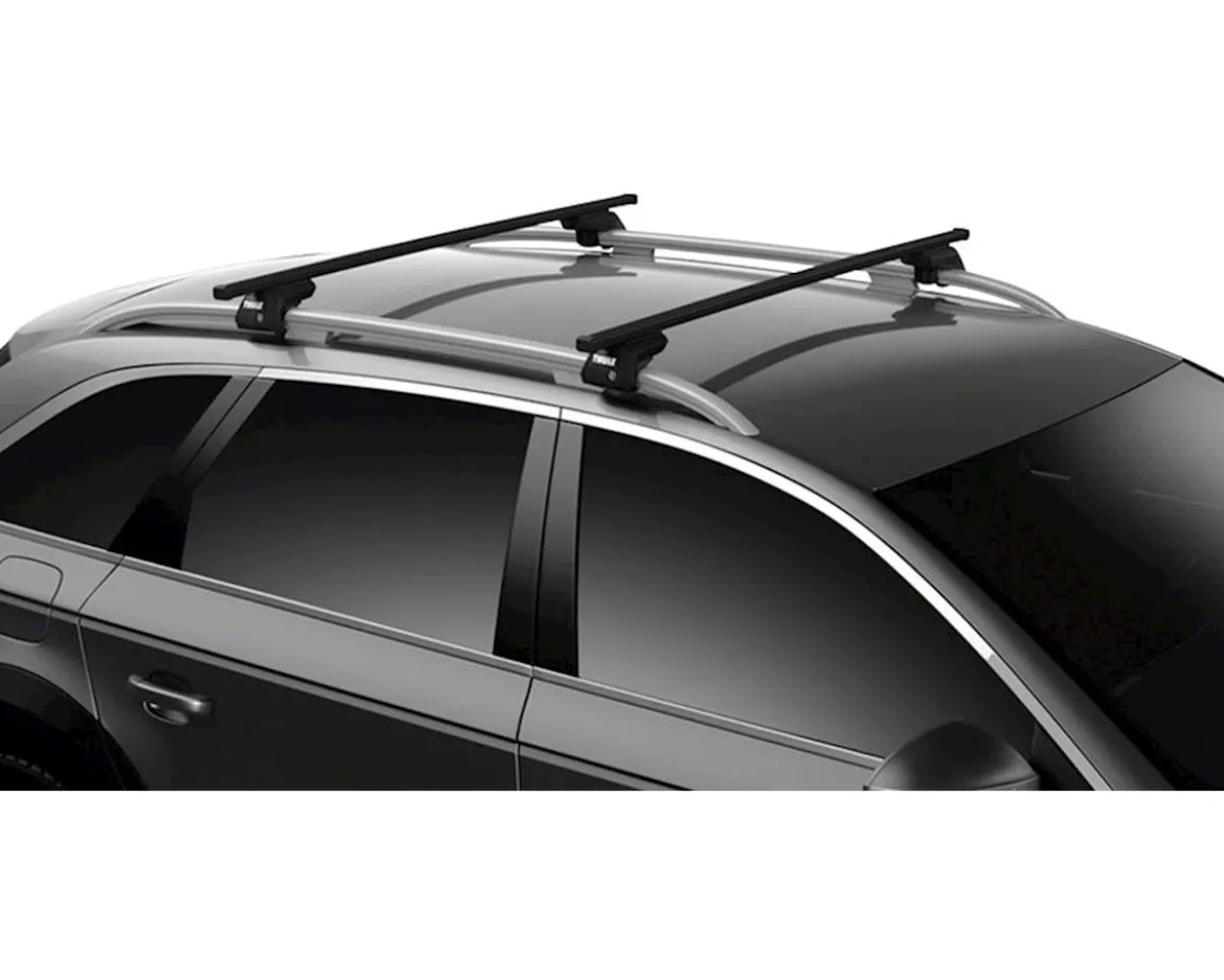 Thule 712100 Squarebar (Black) (118cm/47") (Pair)