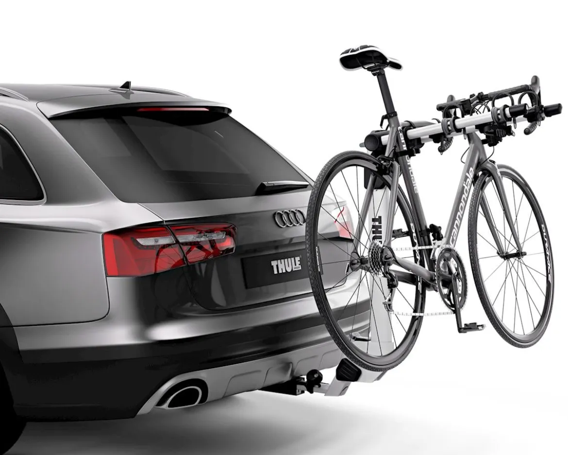 Thule Helium Pro Hitch Bike Rack (Silver) (3 Bikes) (1.25 & 2" Receiver)