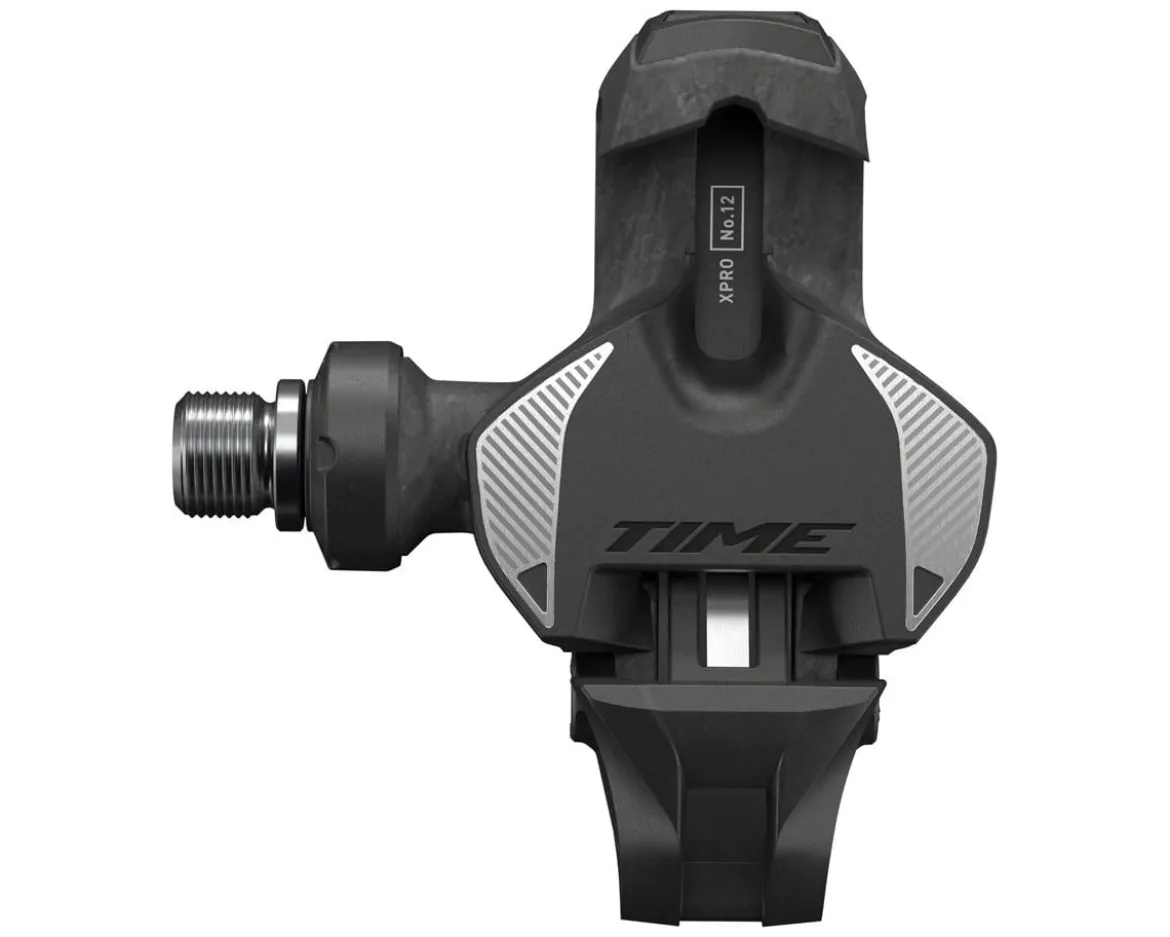 Time XPRO 12 Clipless Road Pedals (Carbon/Silver) (57mm Wide)