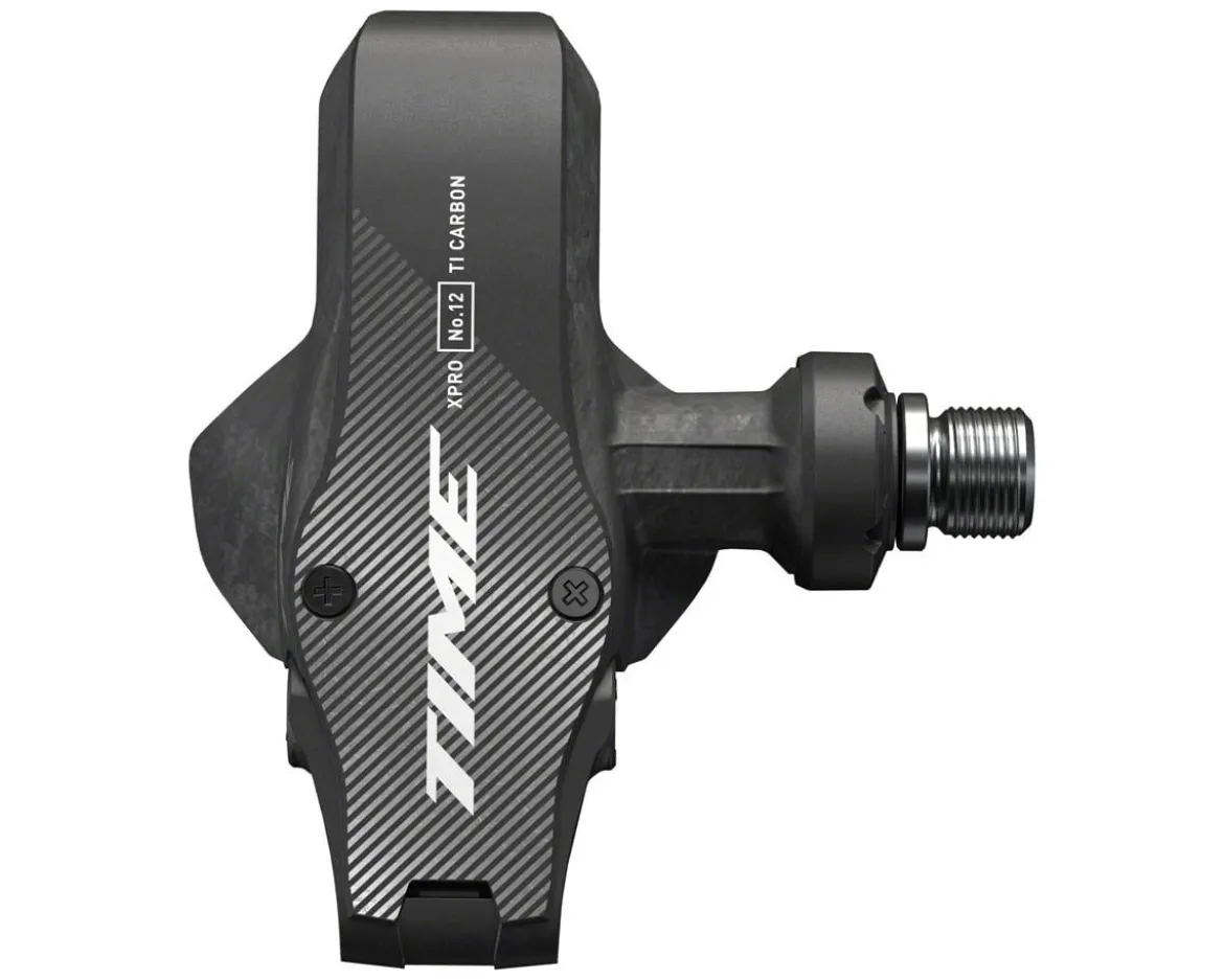 Time XPRO 12 Clipless Road Pedals (Carbon/Silver) (57mm Wide)