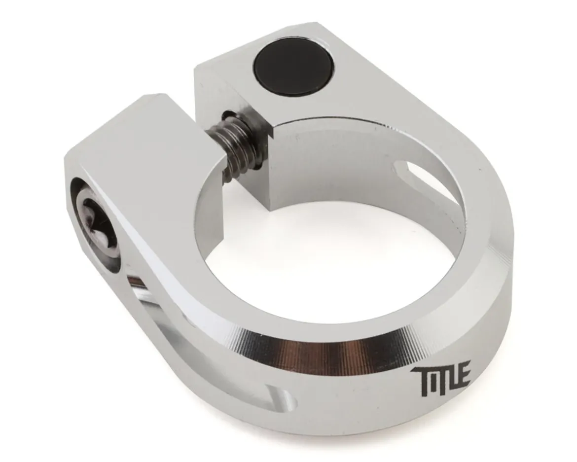 Title MTB Seatpost Clamp (Chrome) (28.6mm)