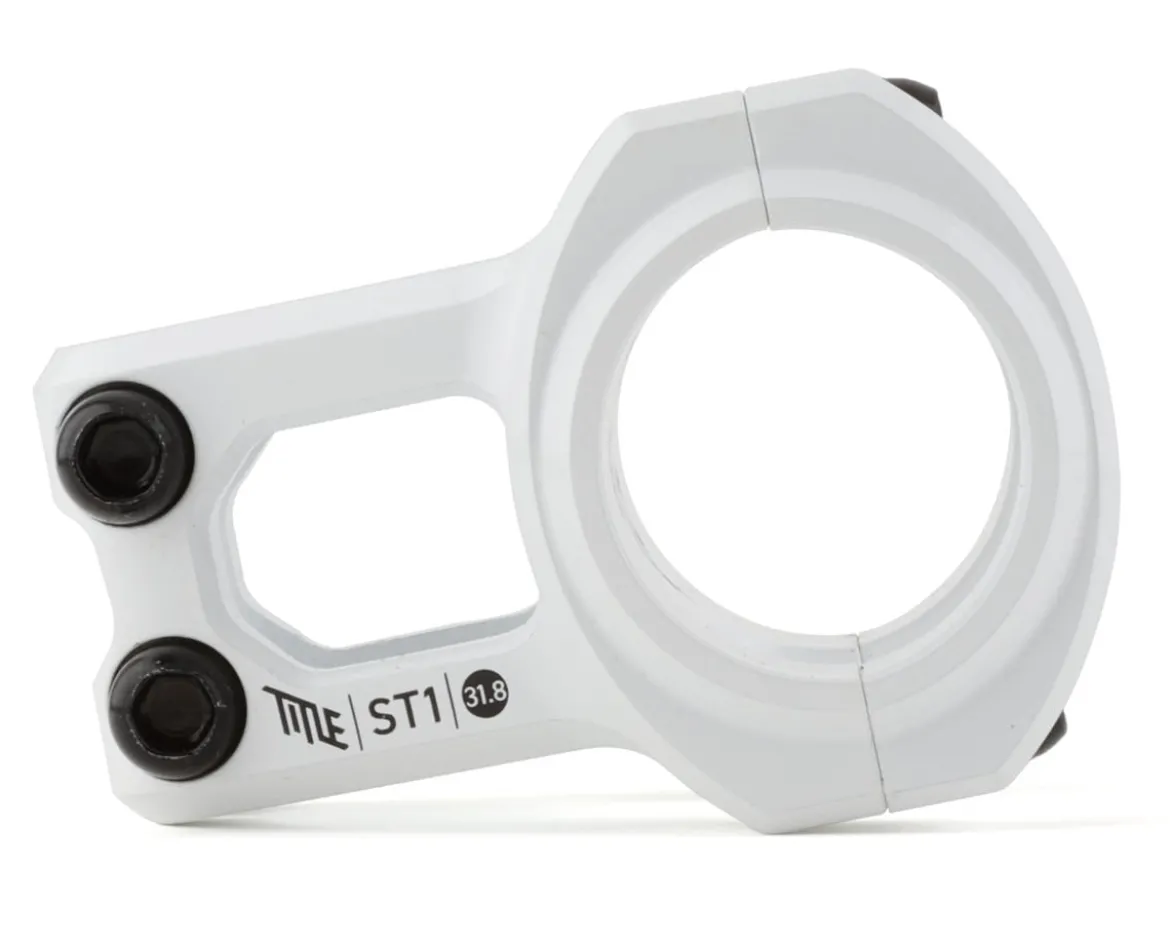Title MTB ST1 Stem (White) (31.8mm) (31mm) (0°)