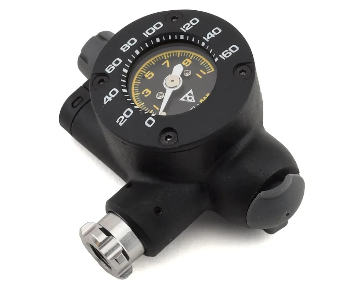 Topeak Airbooster G2 CO2 Inflator w/ Pressure Gauge (Black)