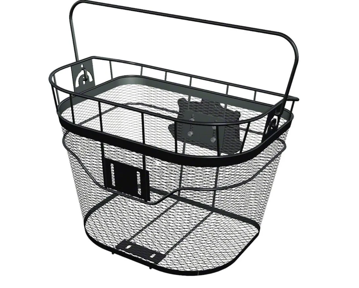 Topeak Front Basket (Black) (w/Attachment Hardware)