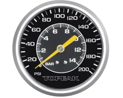 Topeak Joeblow Twin Turbo Floor Pump (Black) (SmartHead)