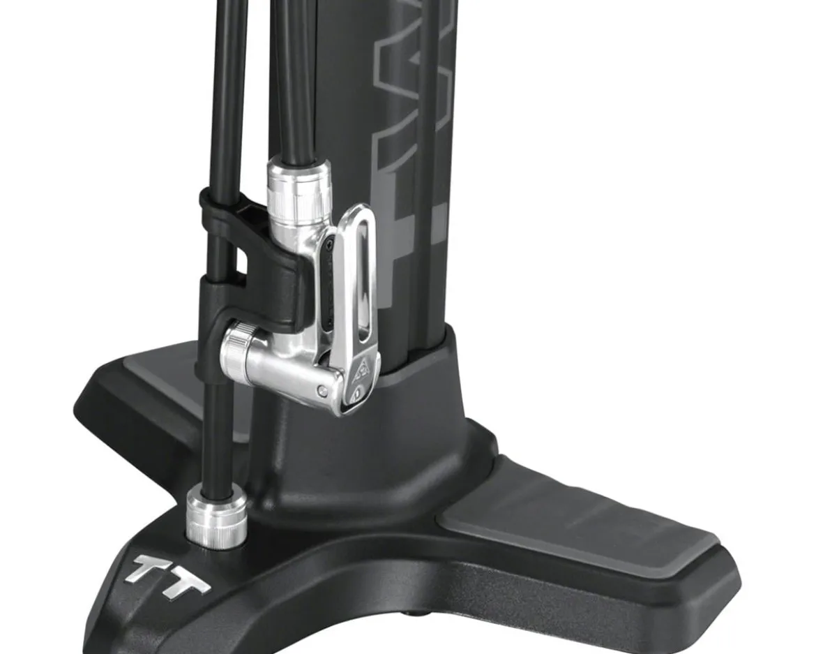 Topeak Joeblow Twin Turbo Floor Pump (Black) (SmartHead)