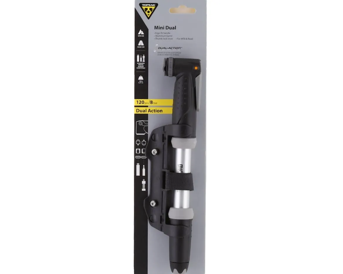 Topeak Mini Dual Pump (Silver/Black)