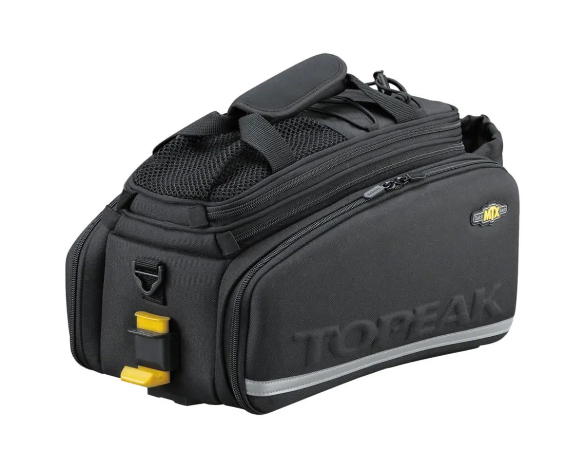 Topeak MTX Trunk Bag DXP (Black) (19.4L) (w/ Expandable Panniers) (MTX QuickTrack 2.0)
