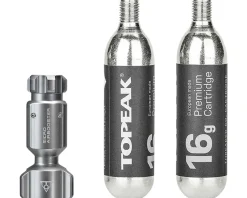 Topeak Ninja Master (Plus CO2 FuelPack) (Includes Two 16g CO2 Canisters)