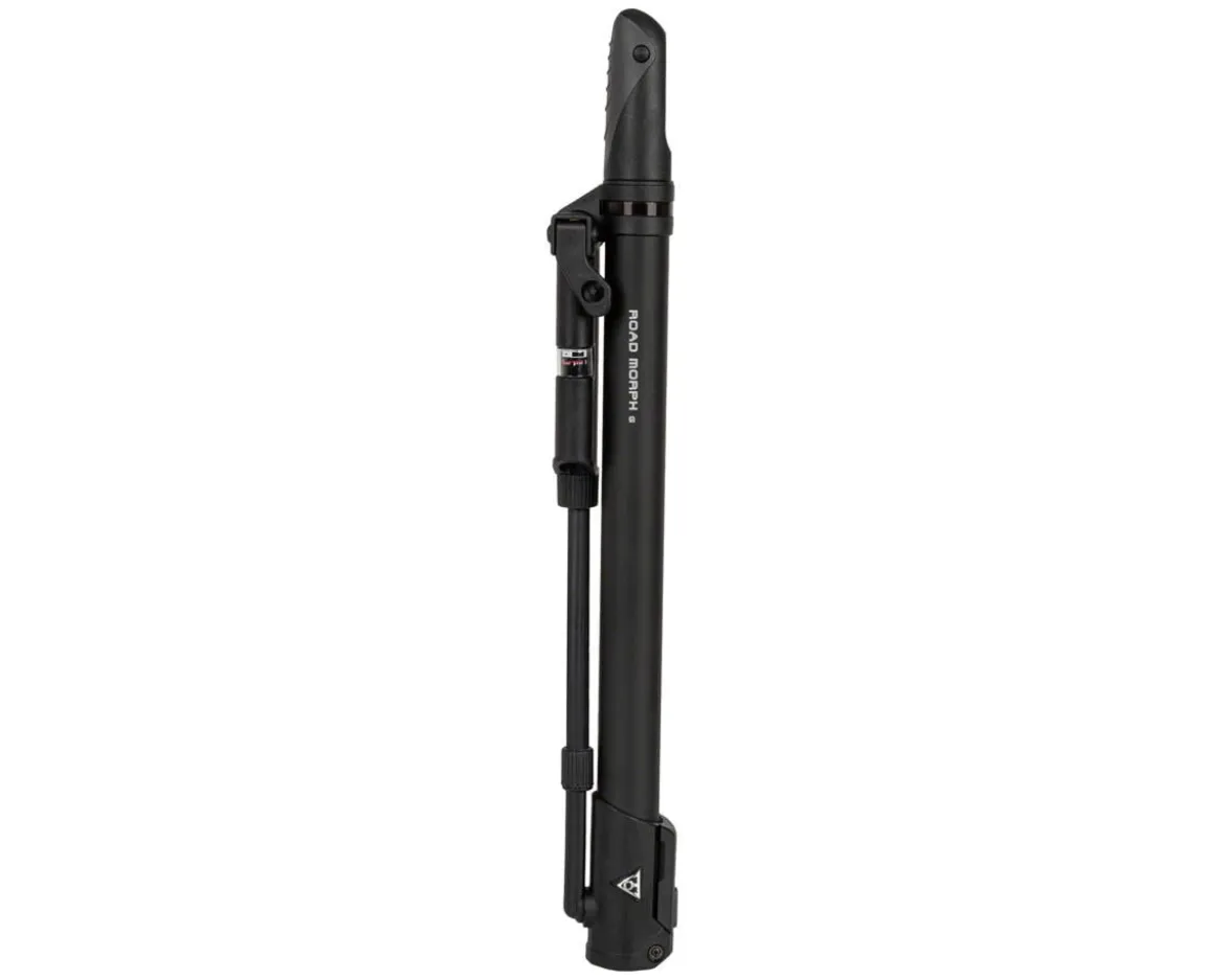 Topeak Road Morph G Hand Pump (Black ) (w/Gauge) (140 PSI)