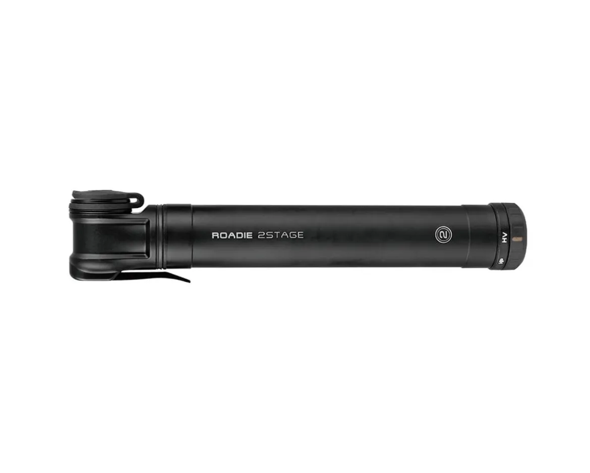 Topeak Roadie Mini Pump (Black) (2-Stage) (160 PSI)