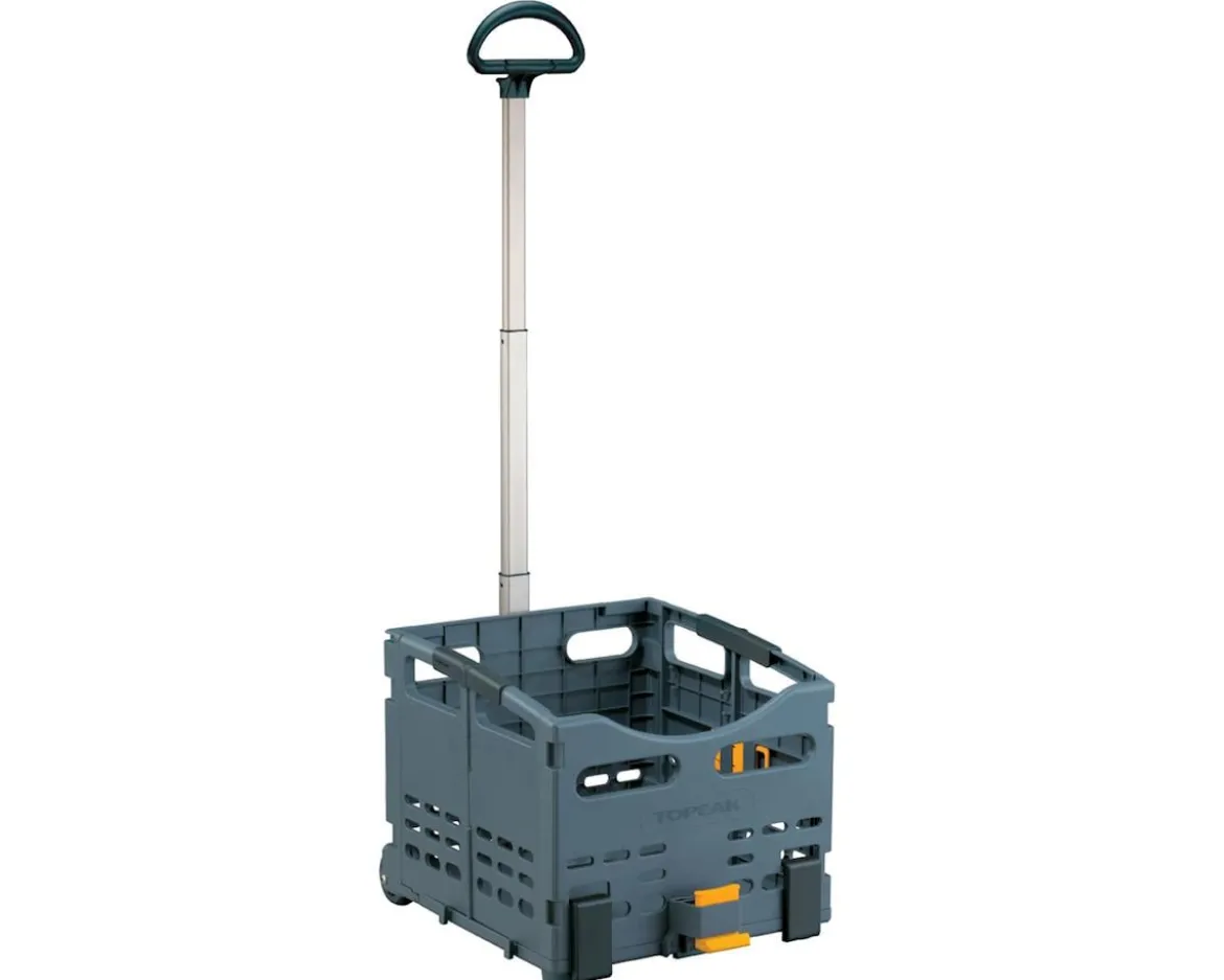 Topeak Trolley Tote Folding MTX Rear Basket (Grey) (25L)