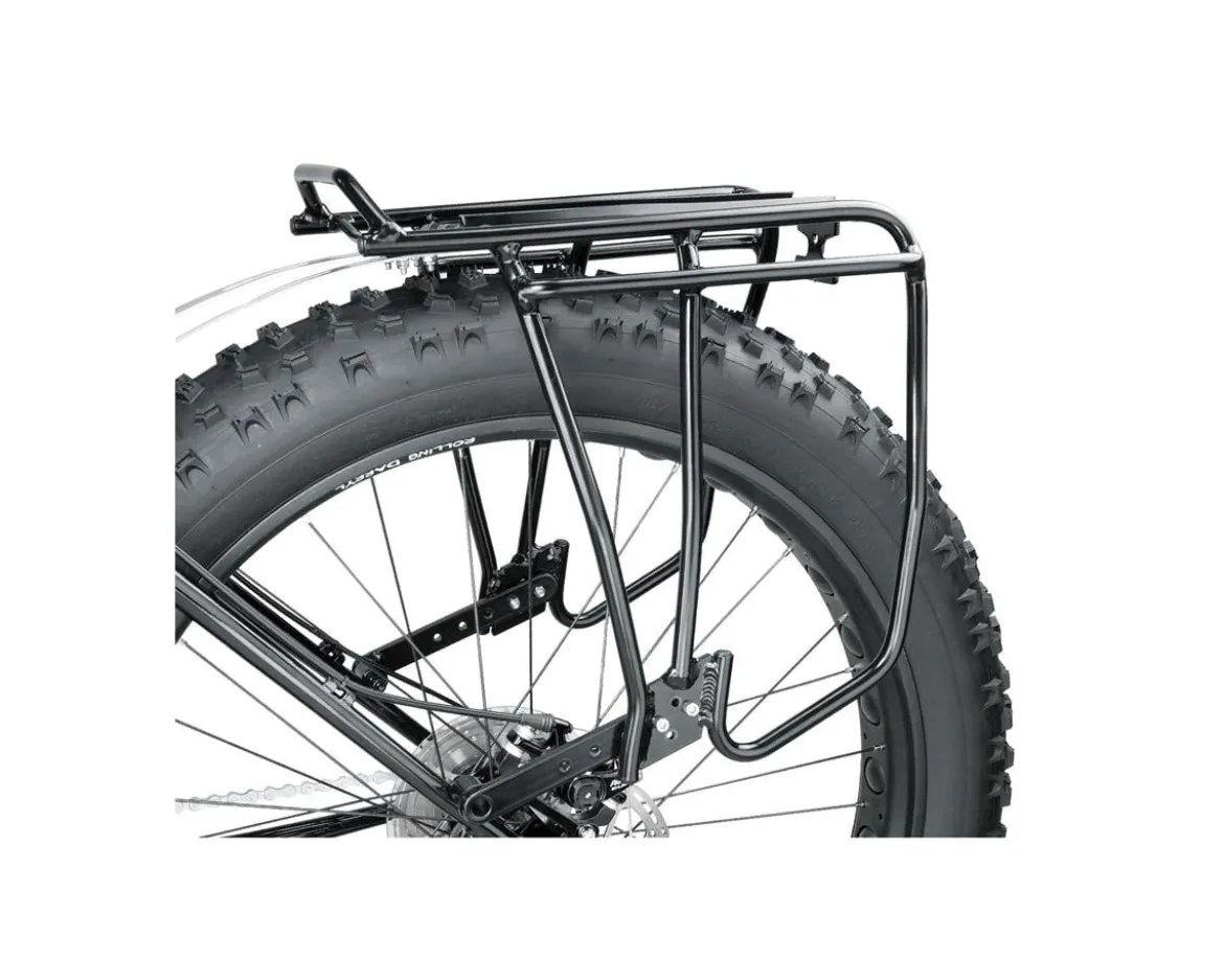 Topeak Uni Super Tourist Fat Disc Rear Rack (Black) (Fits 24-26" Fat Tires) (MTX 2.0)