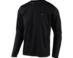 Troy Lee Designs Flowline Long Sleeve Jersey (Black) (S)