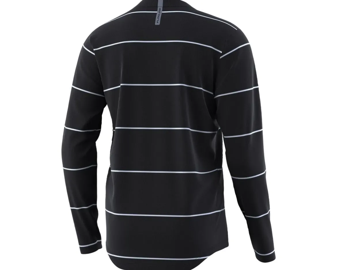 Troy Lee Designs Flowline Long Sleeve Jersey (Revert Black) (S)