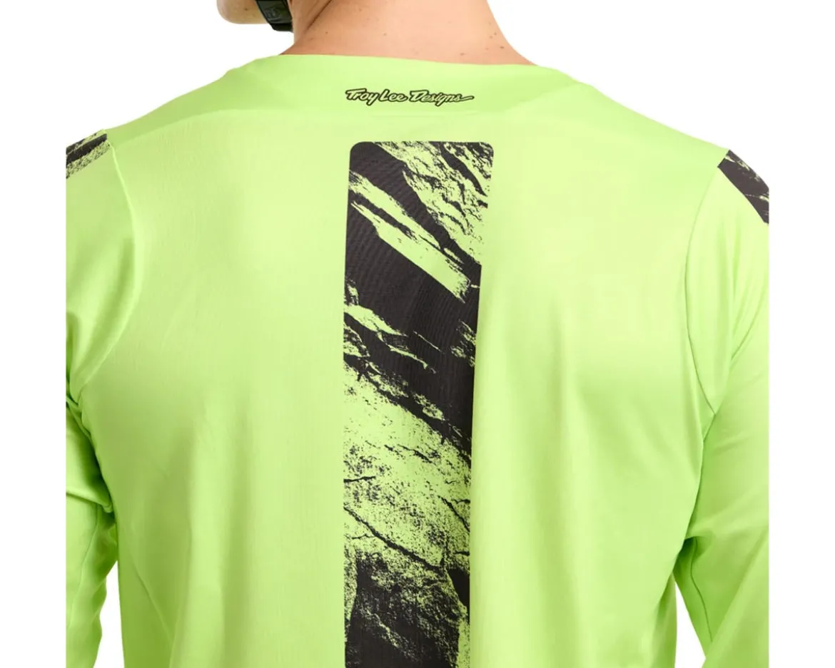 Troy Lee Designs Skyline Chill Long Sleeve Jersey (Glo Yellow) (S)