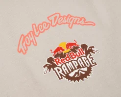 Troy Lee Designs X Red Bull Rampage Valley of Gods Short Sleeve T-Shirt (Bone) (L)
