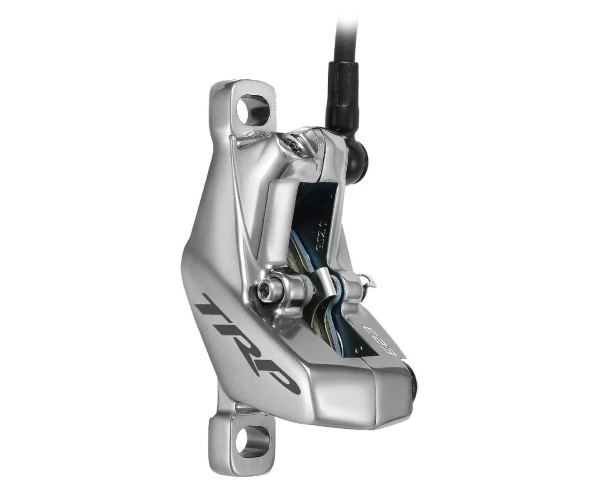 TRP DHR EVO Pro Disc Brake & Lever (Grey) (HD-M9040) (4-Piston) (Right) (Hydraulic) (Post Mount)