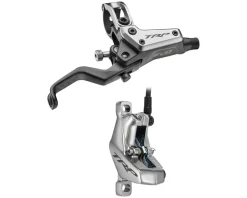 TRP DHR EVO Pro Disc Brake & Lever (Grey) (HD-M9040) (4-Piston) (Right) (Hydraulic) (Post Mount)
