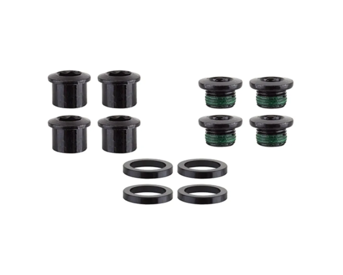 TRUVATIV SRAM 5/6 Dual-Hex Chainring Bolt Set (4 Bolts) (Steel)