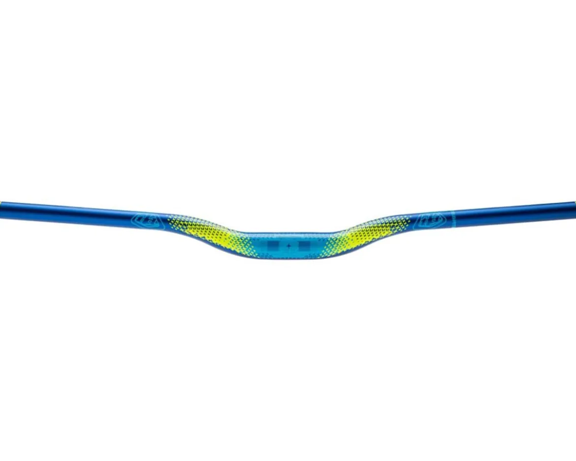 TRUVATIV Descendant CoLab Troy Lee Designs Riser Bar (Starburst Cyan/Blue) (35mm) (760mm Width, 25mm Rise)