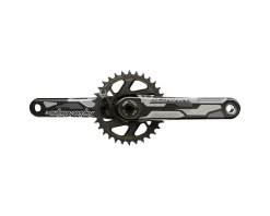 TRUVATIV Descendant Troy Lee Designs CoLab Carbon Crankset (Black) (12 Speed) (175mm) (32T)