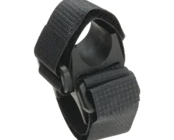 Two Fish Handlebar Mount Flashlight Holder (Black)