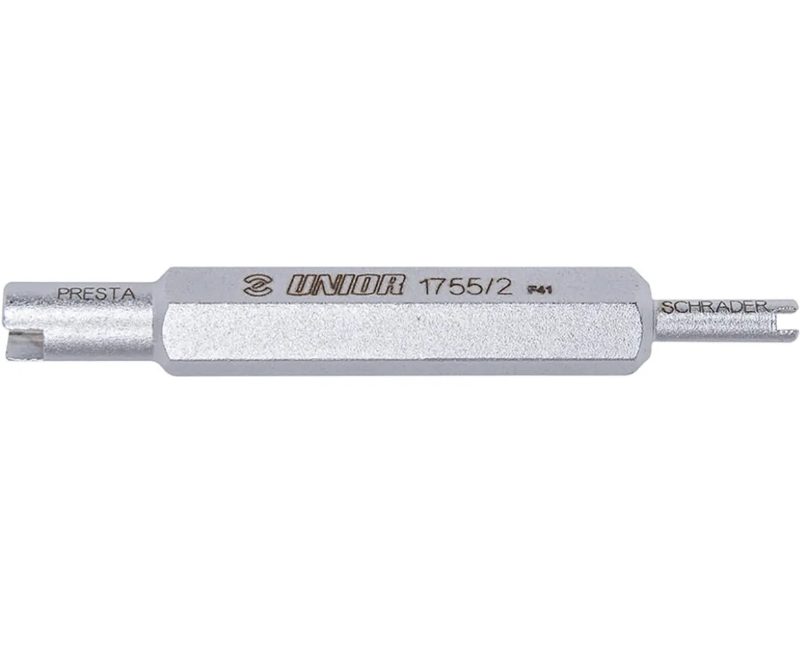 Unior 1755/2 Valve Core Removal Tool (Silver)