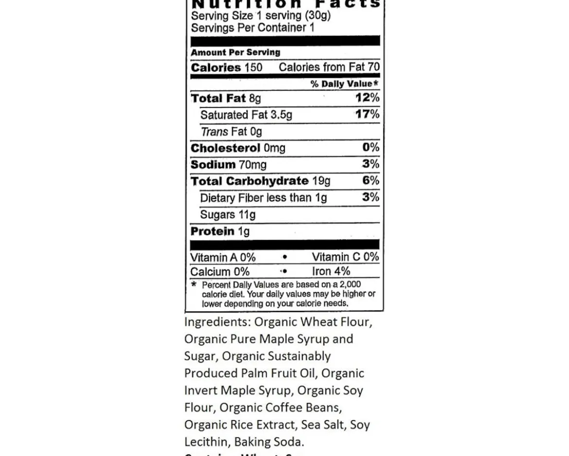 UnTapped Organic Waffle (Coffee) (16 | 1.1oz Packets)