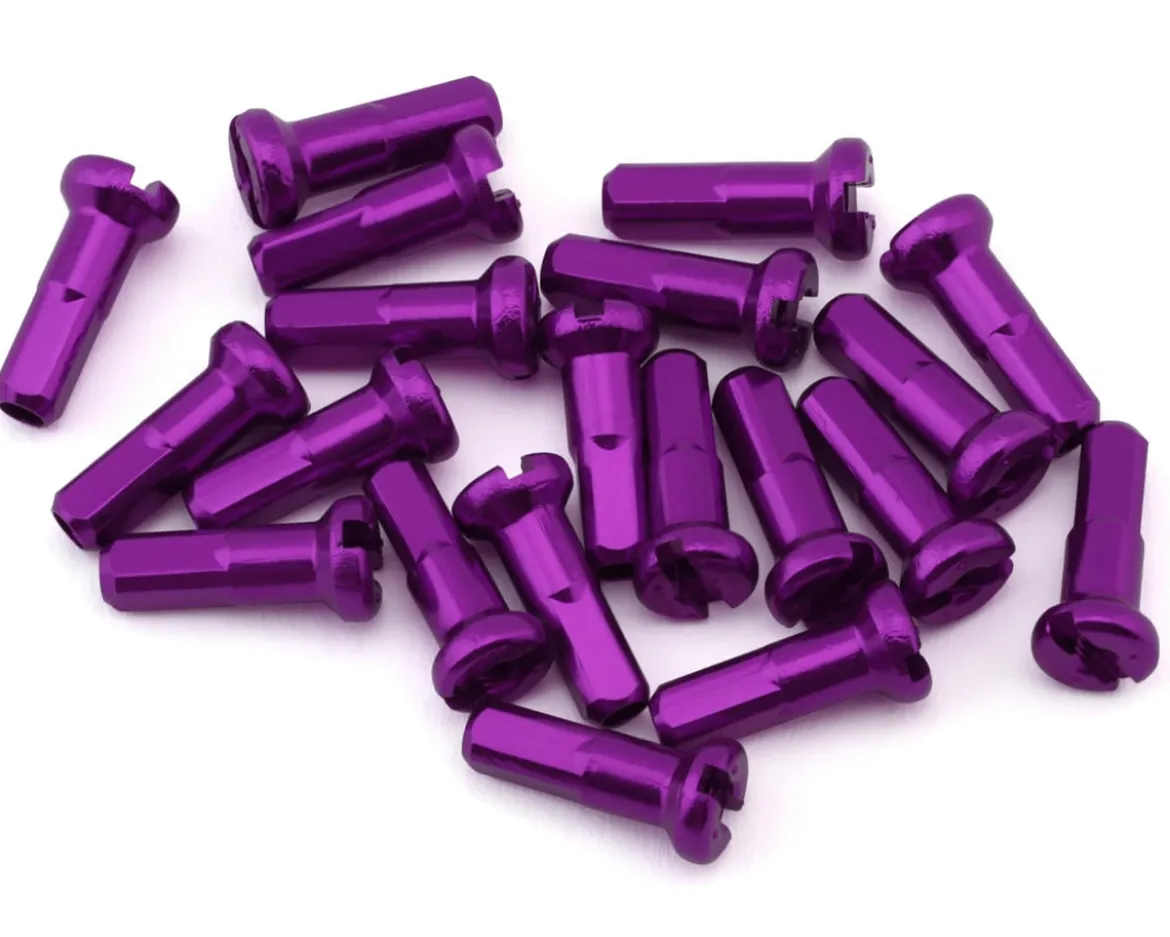 USA Brand 14g Alloy Nipples (Purple) (Bag of 20)