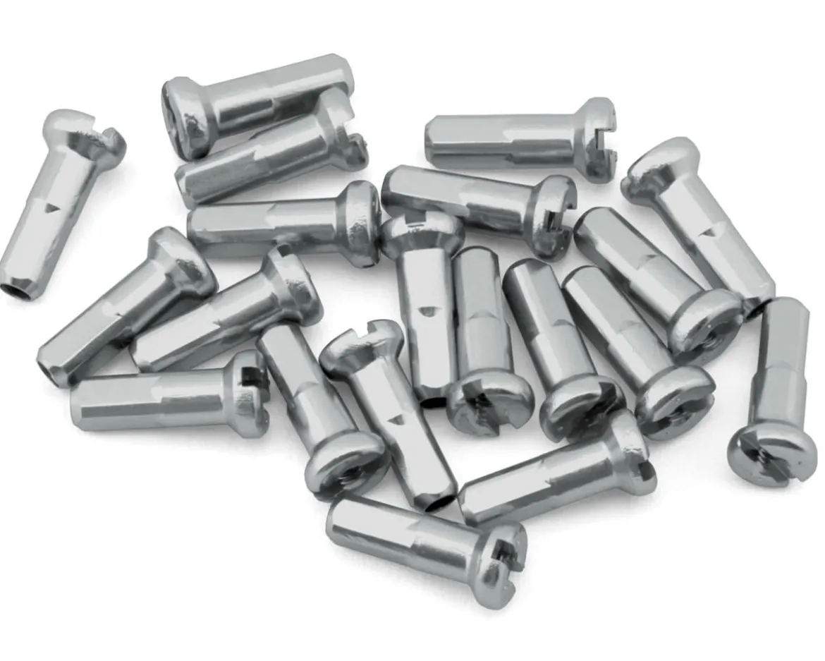 USA Brand 14g Alloy Nipples (Silver) (Bag of 20)