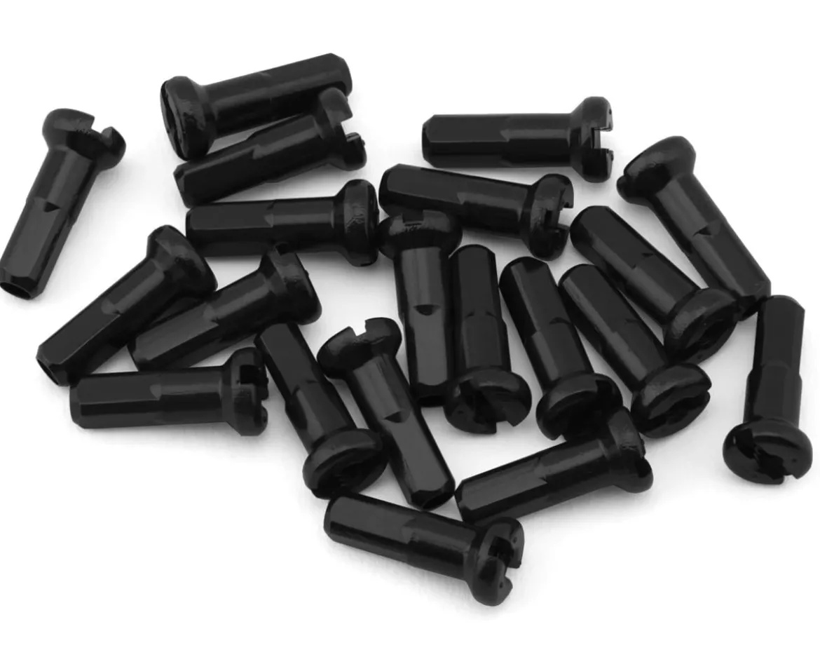 USA Brand 14g Brass Nipples (Black) (Bag of 20)