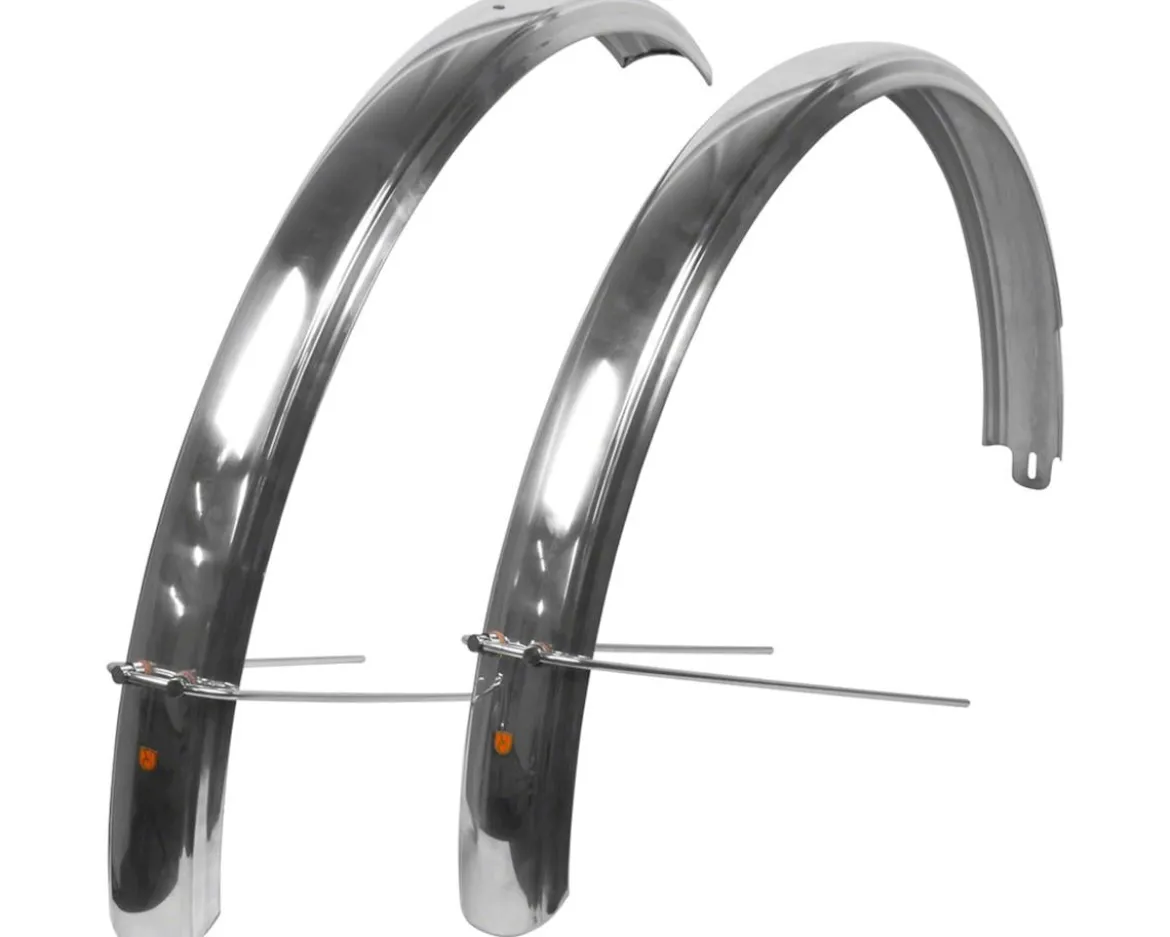 Velo Orange Fluted 700c x 63 Fender Set (Polished Silver) (700c x 55)
