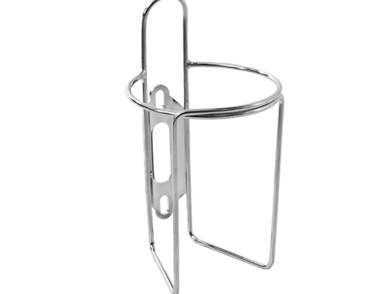 Velo Orange Retro Stainless Water Bottle Cage w/ Tab (Polished)
