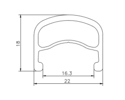 Velo Orange Enterprise Rim (Silver) (700c) (Disc Brake) (Clincher)