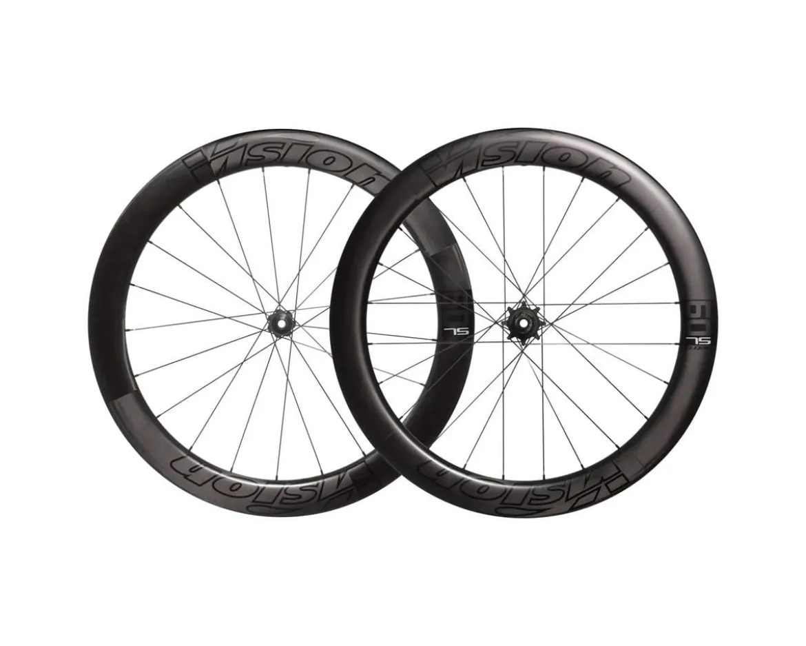 Vision Metron 60 SL TL Disc Wheelset (Black) (Centerlock) (Shimano HG 11/12) (700c) (12 x 100/142mm) (Tubeless)
