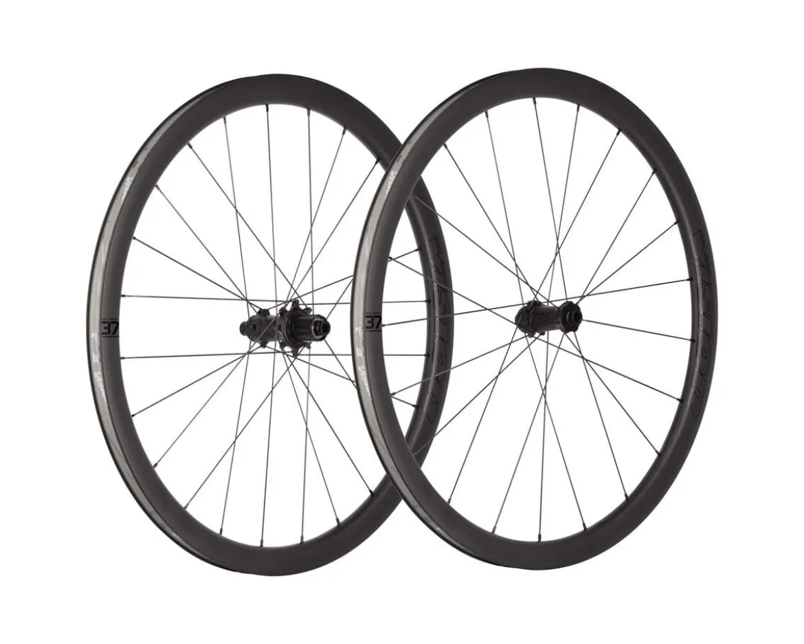Vision Metron 37 TL Wheelset (Black) (Centerlock) (Shimano HG 11/12) (700c) (12 x 100/142mm) (Tubeless)