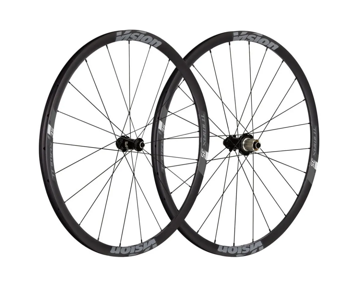Vision TriMax 35 TL Wheelset (Black) (Centerlock) (Shimano HG 11/12) (700c) (12 x 100/142mm) (Tubeless)