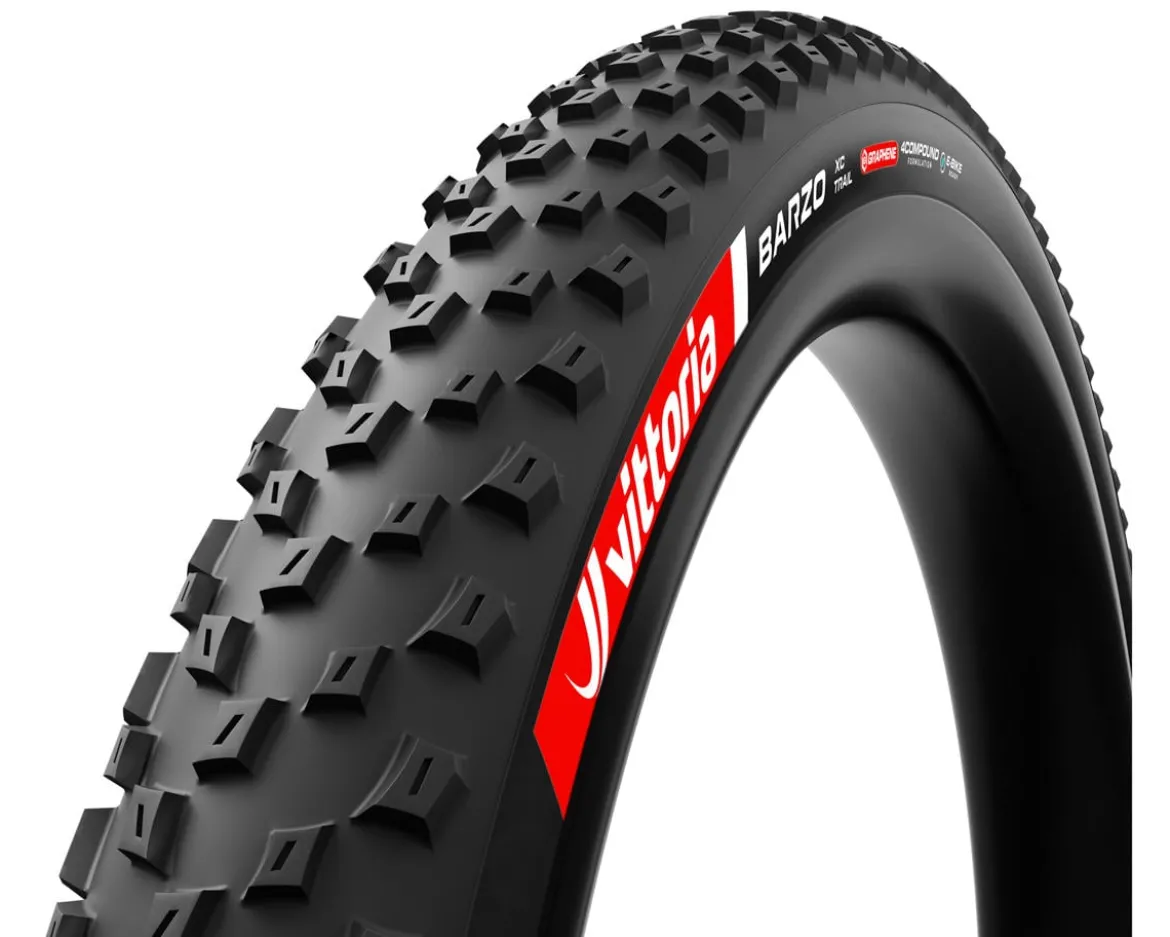 Vittoria Barzo XC Trail Tubeless Mountain Tire (Black) (29") (2.1") (Black) (Folding) (4C Graphene/Trail)
